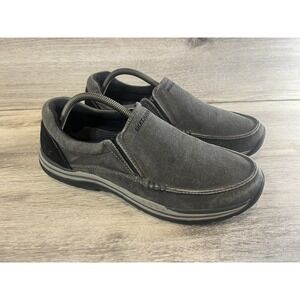 Skechers Men's Expected Avillo Gray Slip On Sneakers 64109SA‎ Size 9.5 US